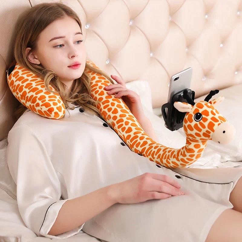 360 Rotating Neck Pillow Phone Holder - Image 3