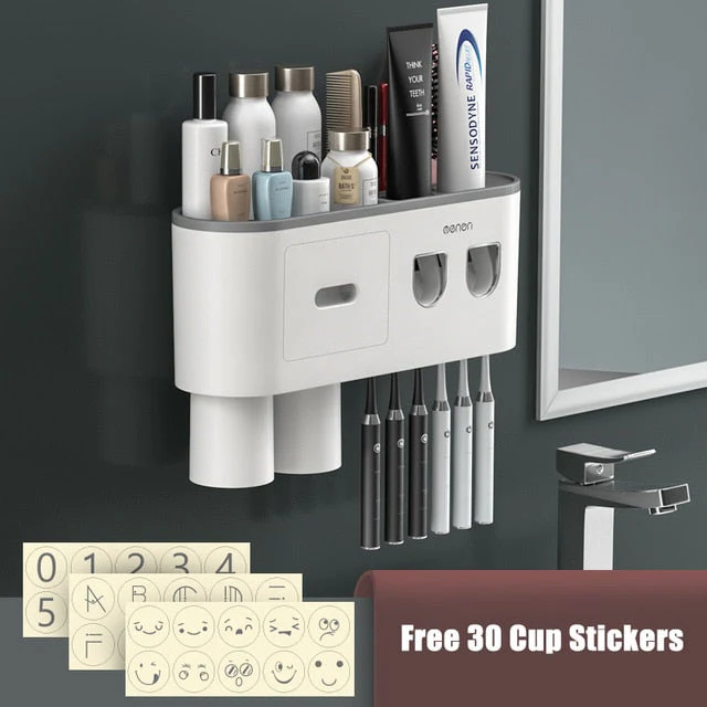 Automatic Toothpaste Squeezer Bathroom Storage Rack - Image 14