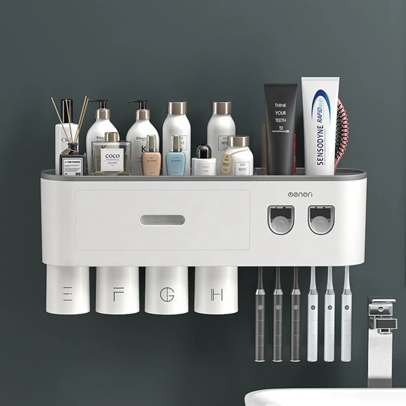 Automatic Toothpaste Squeezer Bathroom Storage Rack - Image 7