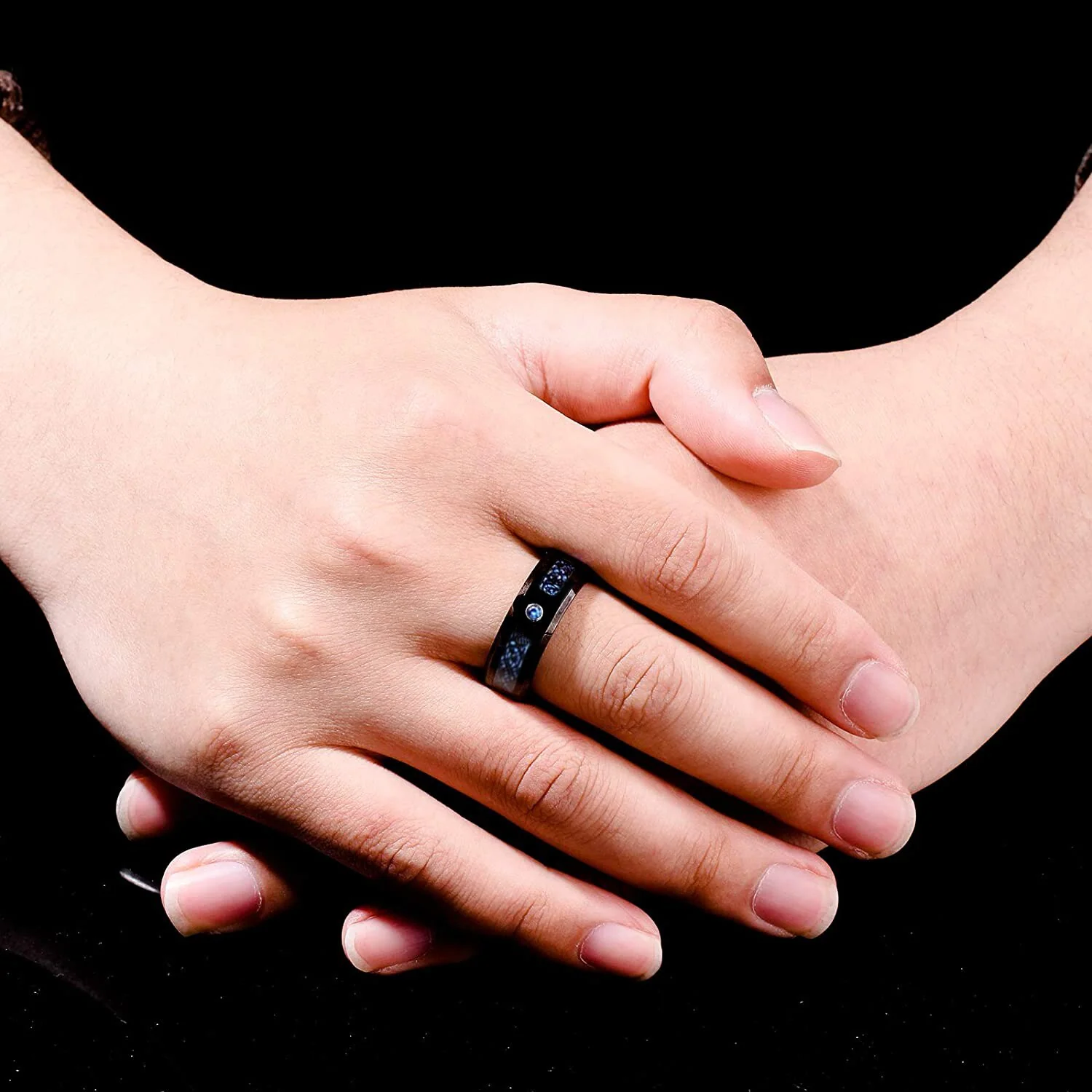 Dragon Tungsten Stainless Steel Ring - Image 3