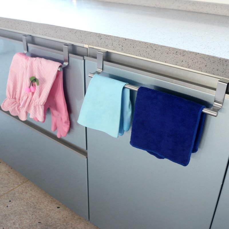 Metal Durable Stainless Steel Cabinet Towel Hanger - Image 5