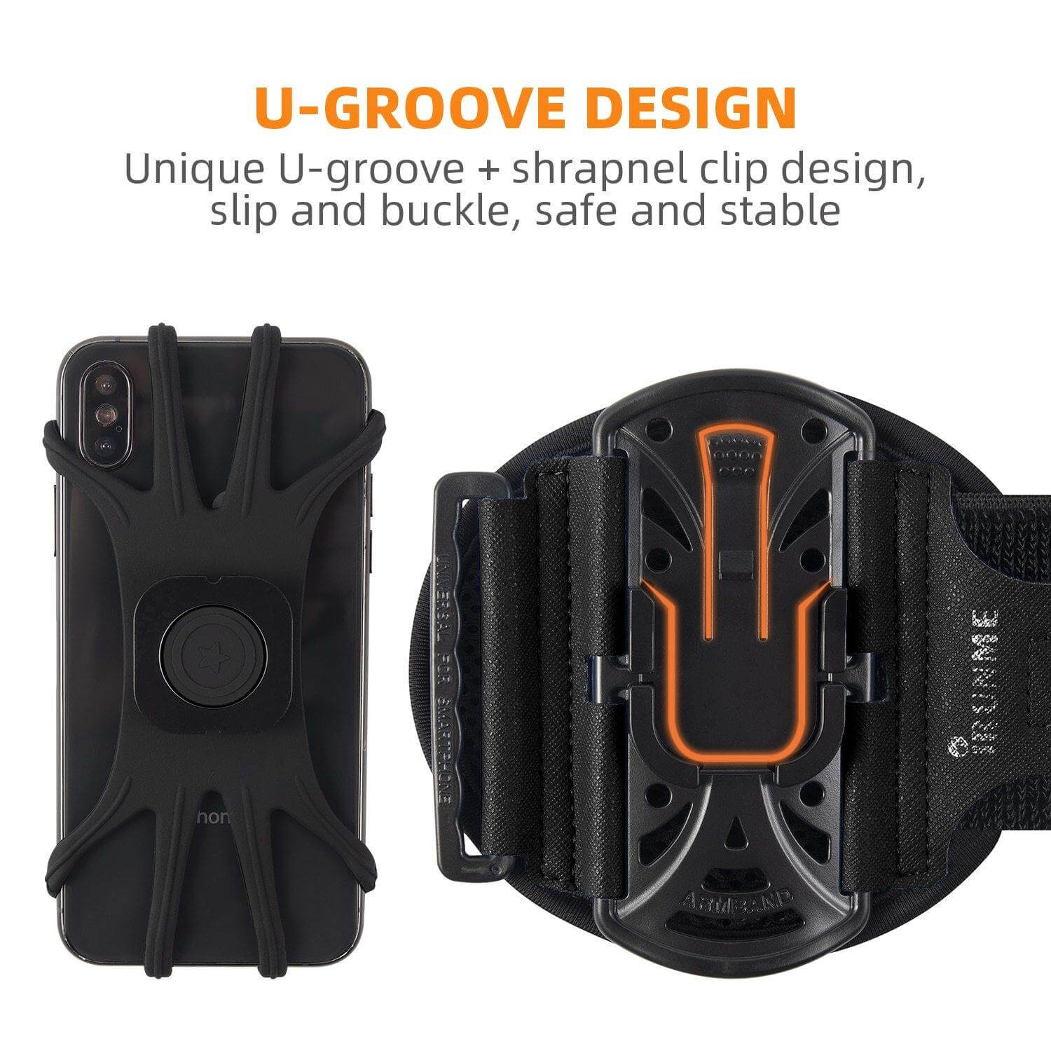 Rotating Sports Phone Holder Wristband - Image 10