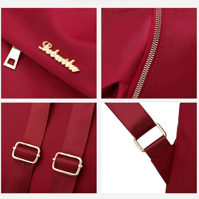 Stylish Oxford Cloth Anti-Theft Shoulder Backpack - Image 8